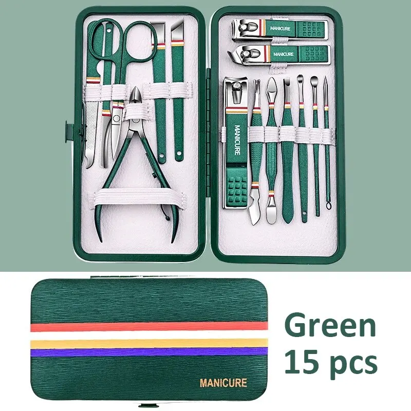 15pcs set-Green