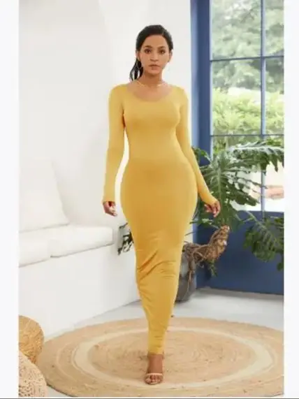 orange yellow dress