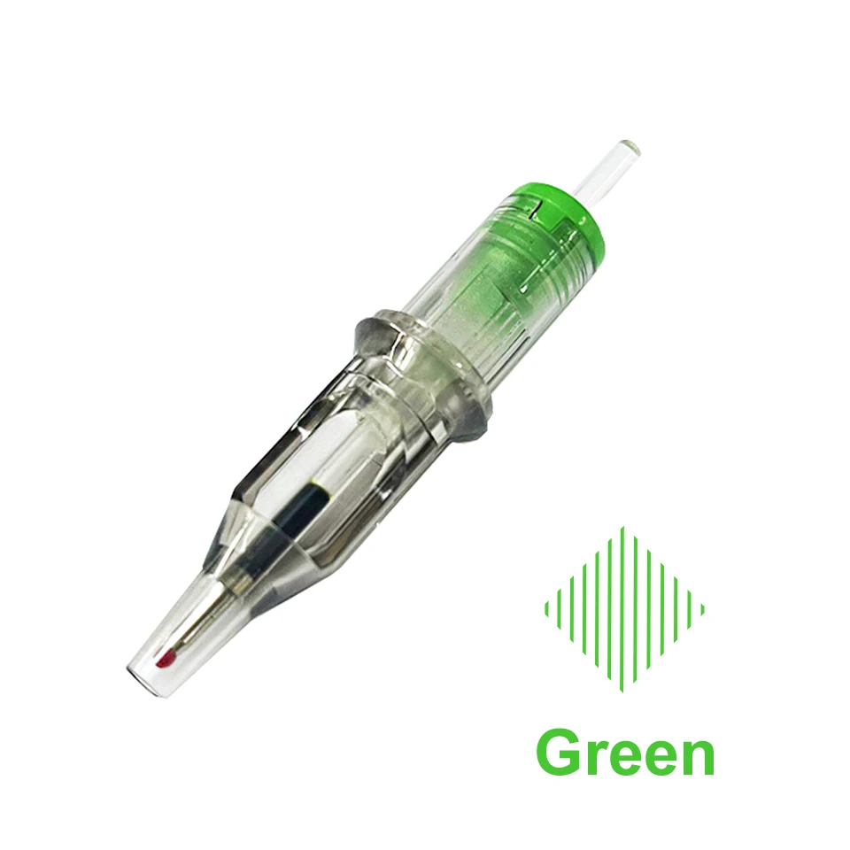 10PCS Tattoo Ballpoint Pen Needles Cartridges Refill For Tatu Practice Exercise Colorful Ink Drawing Painting Pen Sim Accessory