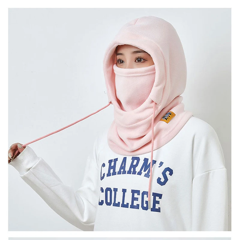 Hood neck warmer (pink)