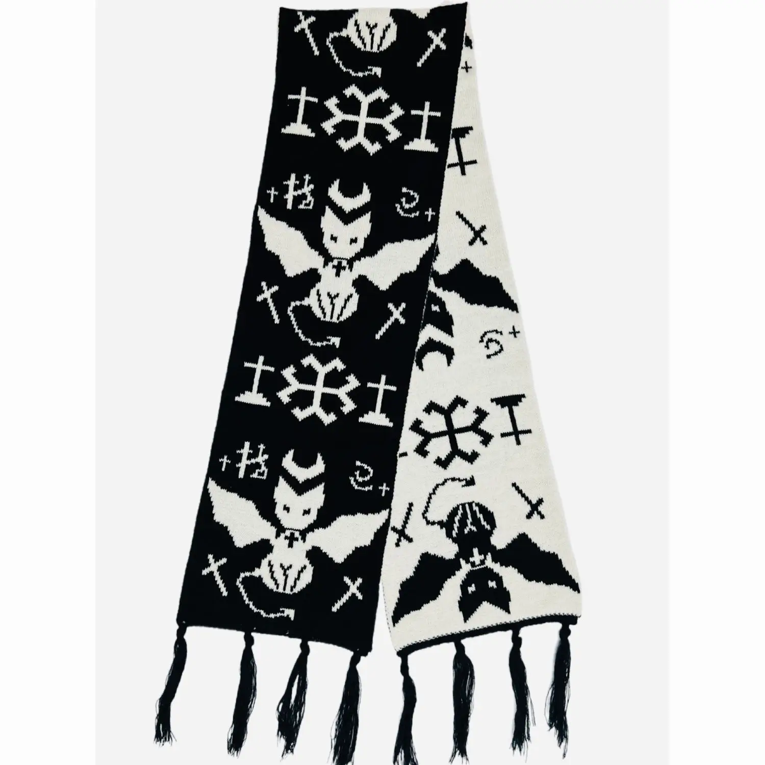 Tassel cat scarf