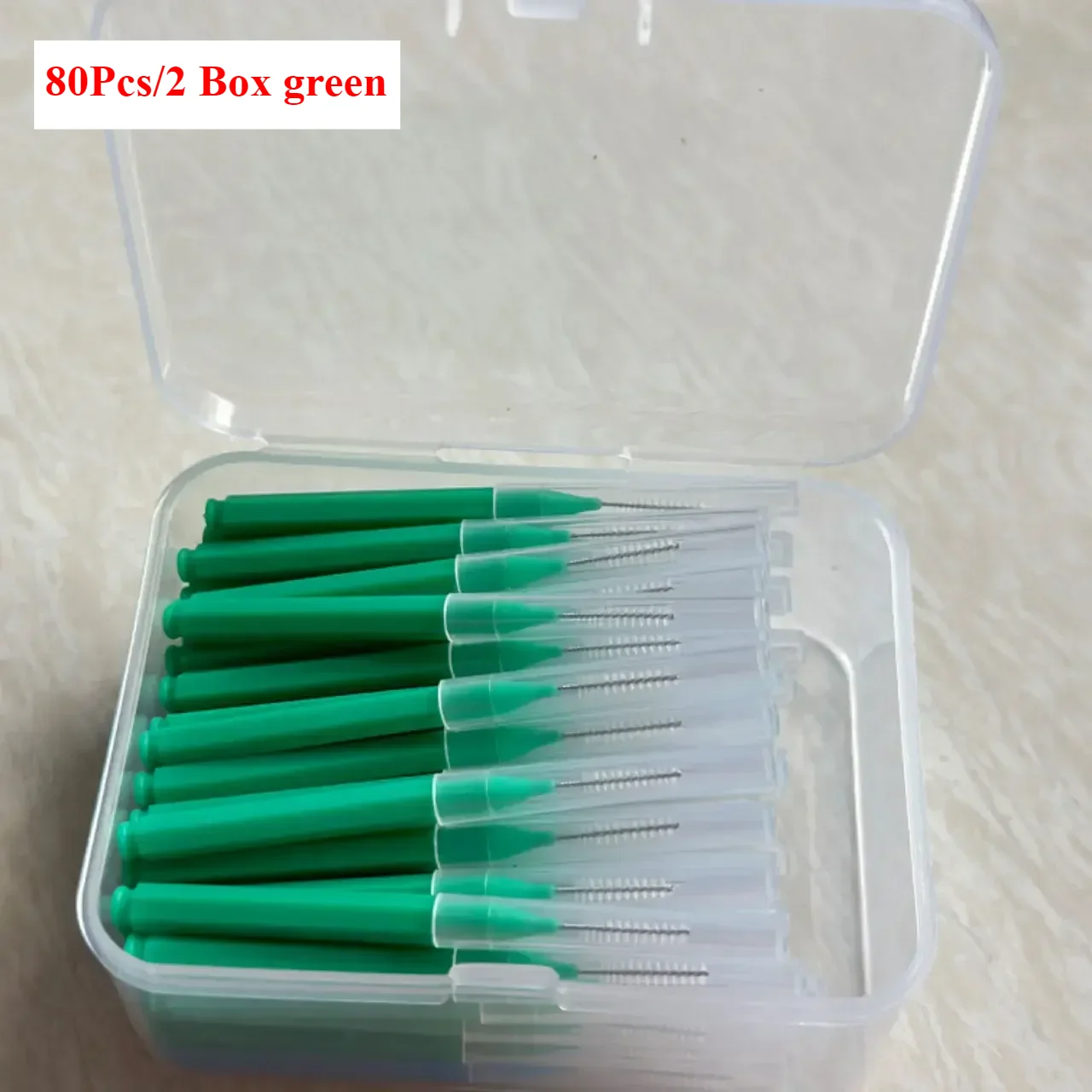 80Pcs 2 Box green