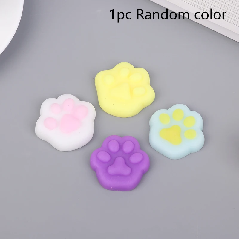 Cartoon Antistress TPR Cat's Paw Decompression Toys  Stress Relief Slow Rising Toys For Adult Kids Stretch Toys