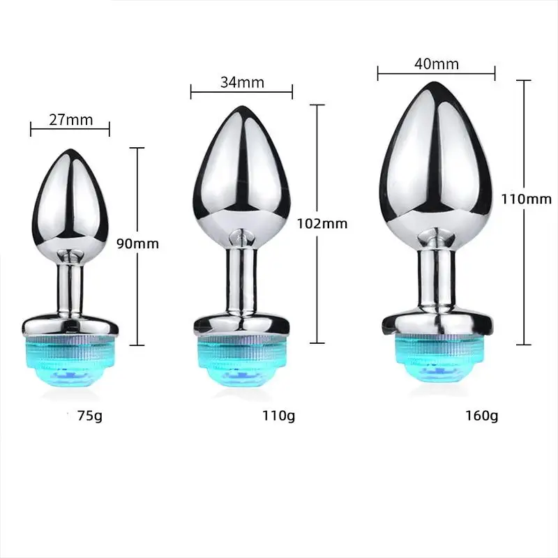 Led Anal Plug for Women Prostate Massage Butt Toys Adult for Anales Plug Massager Relaxing Men Exercise Tool Women Toy