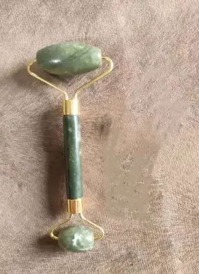 Roller Facial Massage Gua Sha Board Green Phoenix Jade Horn Jade Massager Body Face Scraping Eye Acupuncture Face Lift