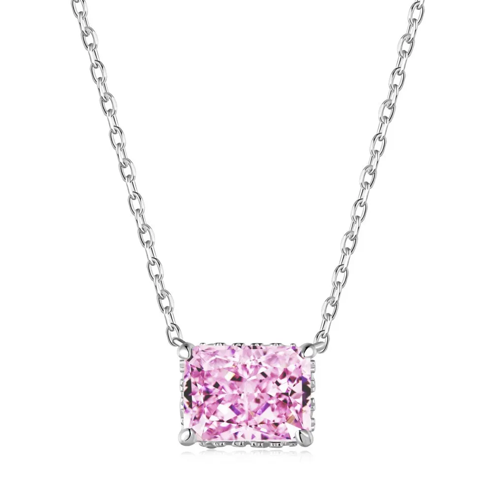 Wong Rain 100% 925 Sterling Silver Crushed Ice Cut Citrine High Carbon Diamonds Gemstone Pendant Necklace Fine Jewelry Wholesale