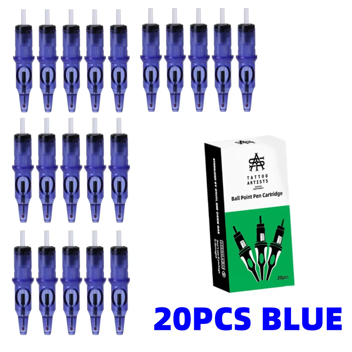 20PCS BLUE