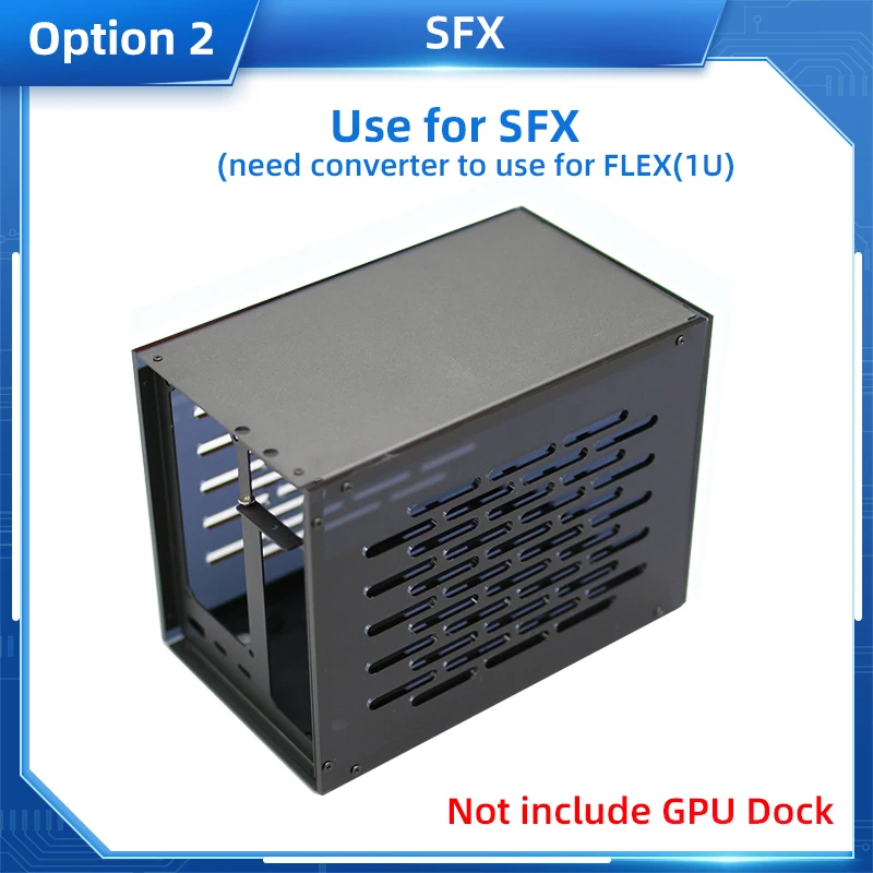 TH3P4G3 Thunderbolt-compatible Case GPU Dock Exteral Graphic Card Metal Frame Acrylic Plate for ATX SFX FlEX(1U) Power Supply