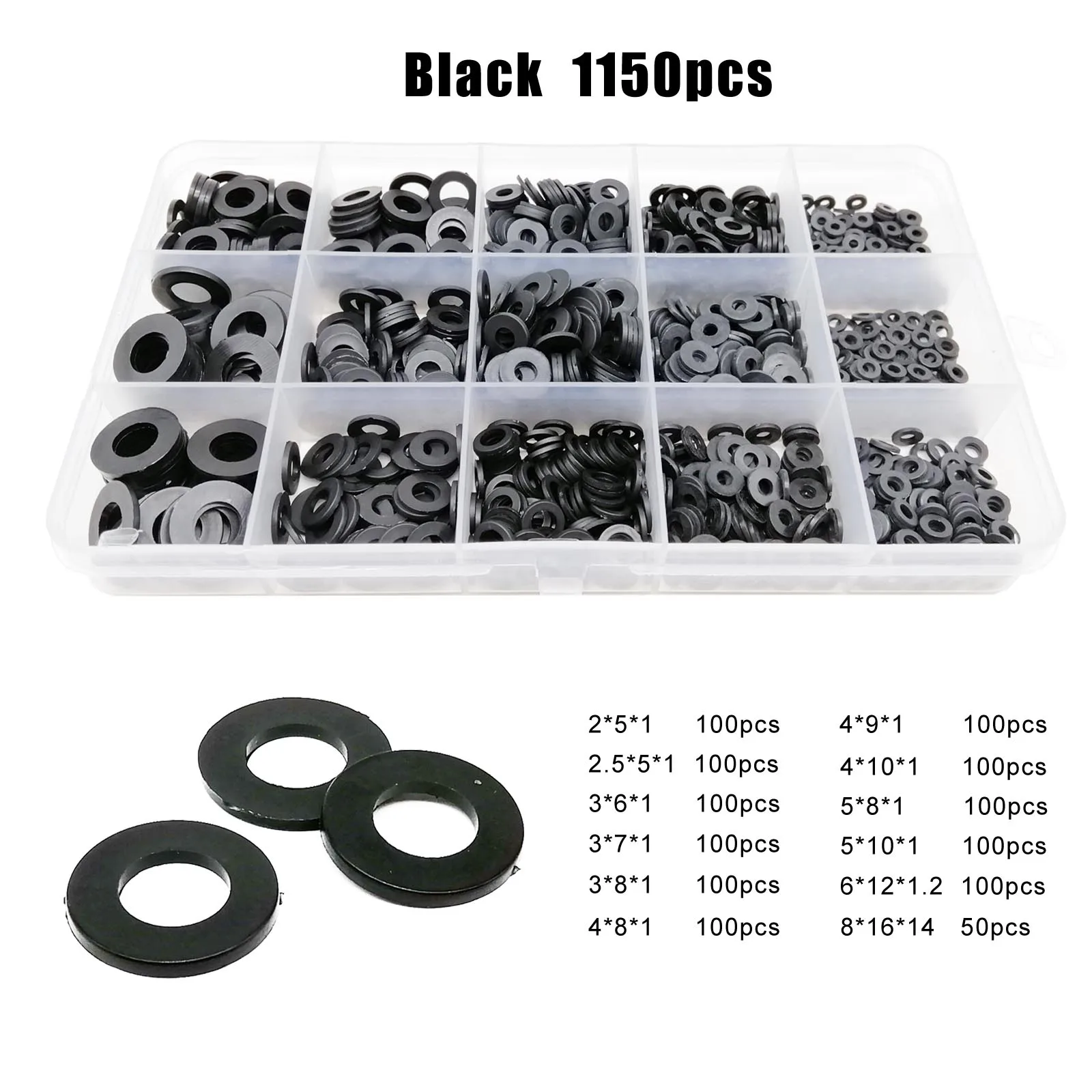 black 1150pcs