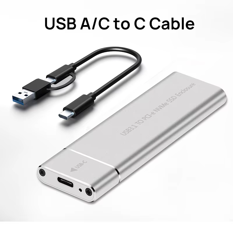 USB AC to C Silver