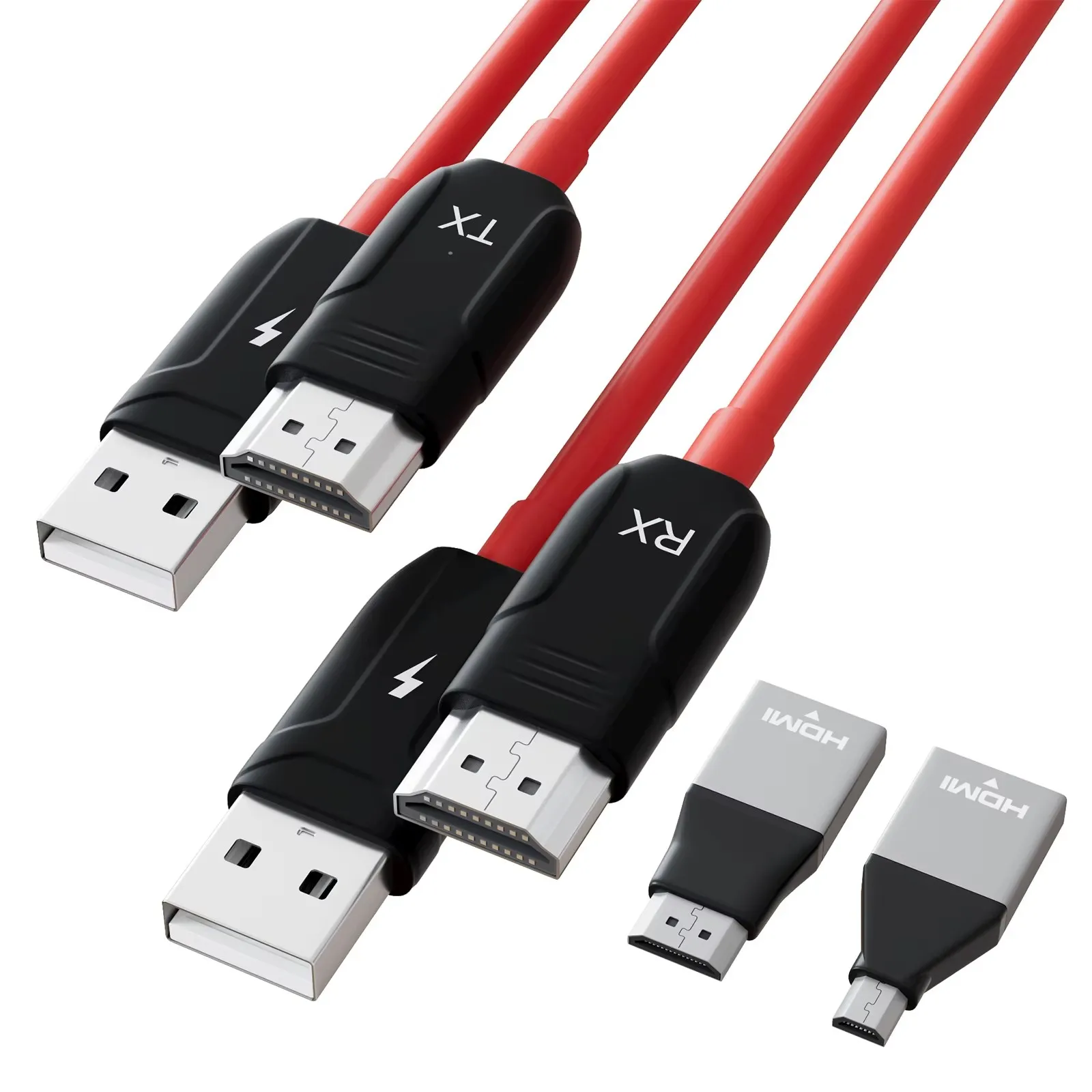 Wireless USB C to HDMI Transmitter and Reciever Adapter,Wireless Display Adapter Extender Streaming Video/audio to TV/Projector