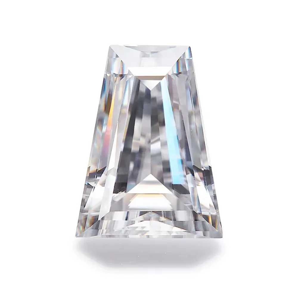 Trapezoid Shape Multicolor Cubic Zirconia Stone AAAAA Quality 2x1.5x1mm-5x3x2mm Synthetic CZ Beads For Jewelry Necklace Bracelet