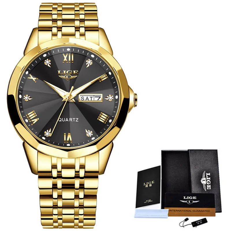 gold black