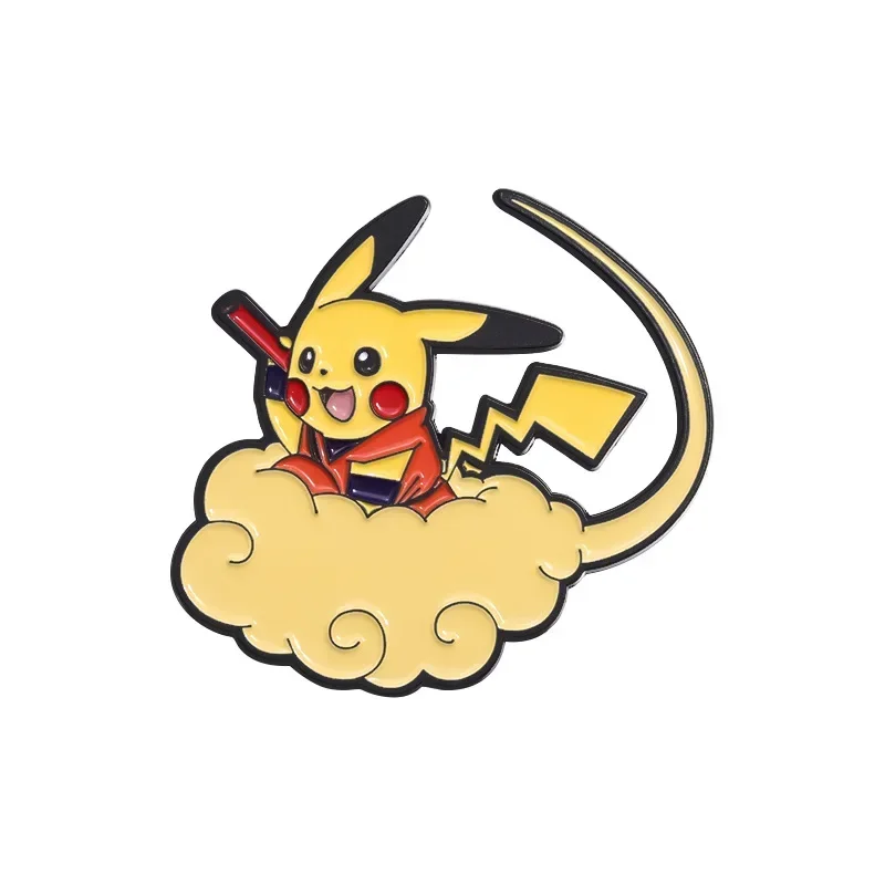 Pokemon Cloud Enamel Pins Brooches Cartoon Badge on Backpack Hat Decoration Accessories for Women Anime Jewelry Gifts