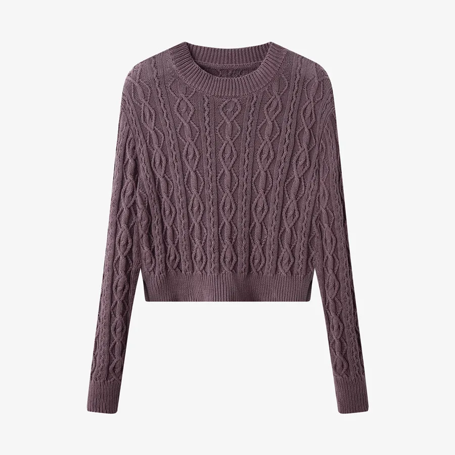 Grape knitted Tops