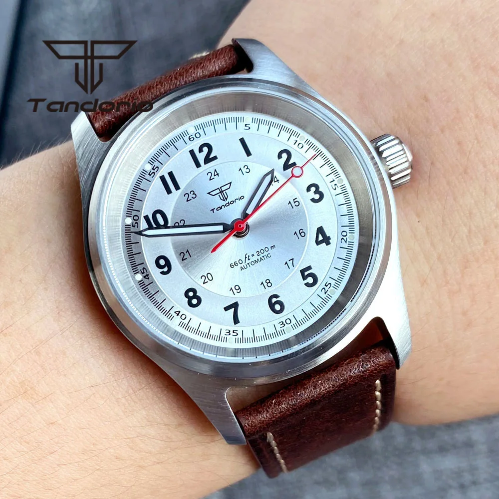 silver logo dial
