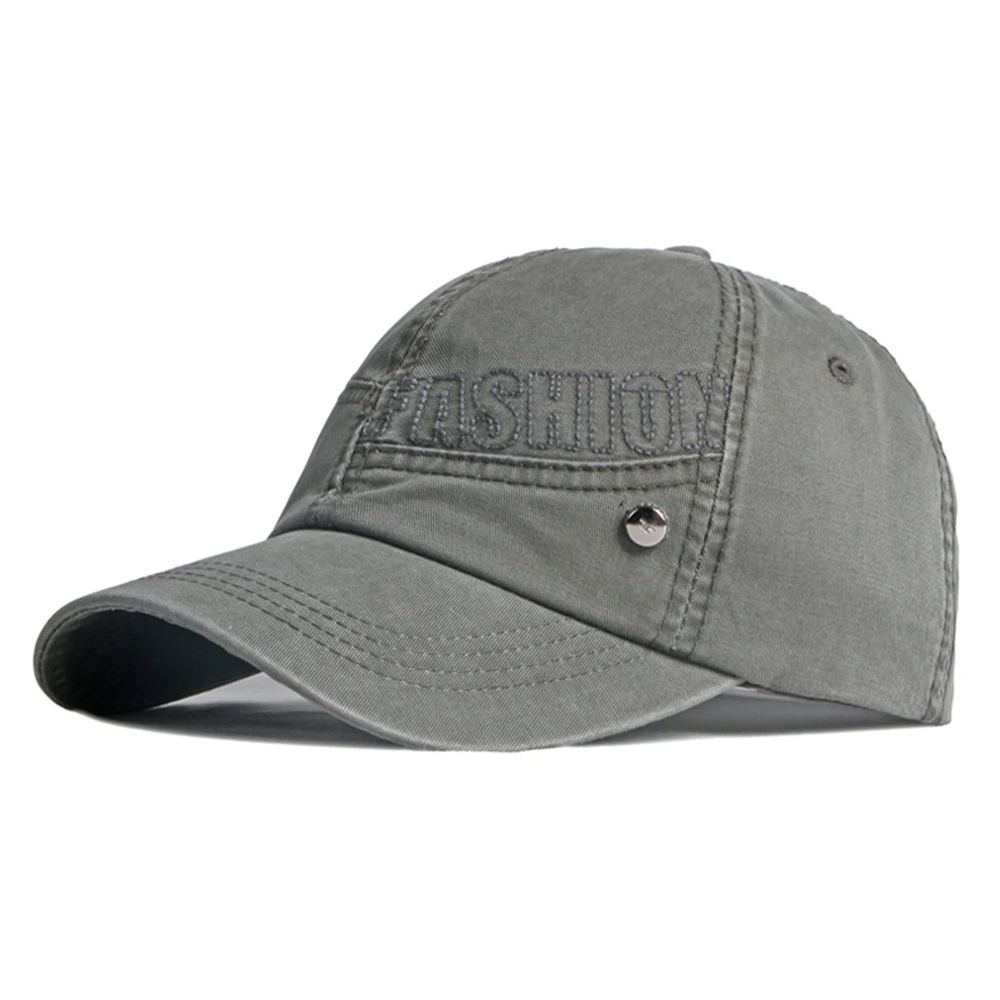 Gray Baseball Cap
