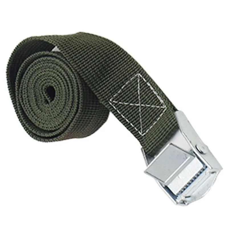 1/2/3/5M*25mm Car Tension Rope Tie Down Strap Strong Ratchet Belt Luggage Bag Cargo Lashing With Metal Buckle Tow Rope Tensioner