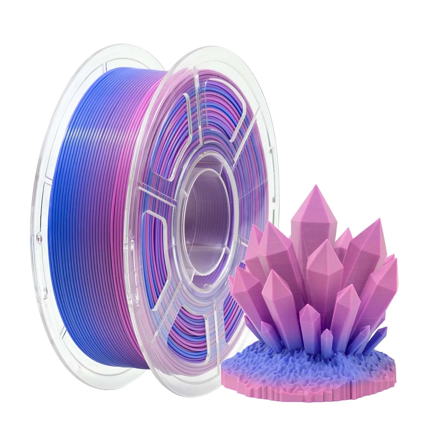 pink purple blue
