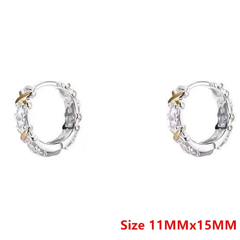 925 sterling silver Necklace Jewelry Princess Cut 3.2 CT % White Moissanite Zircon Gold Silver Color Engagement Wedding Party