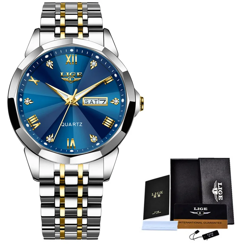 gold blue