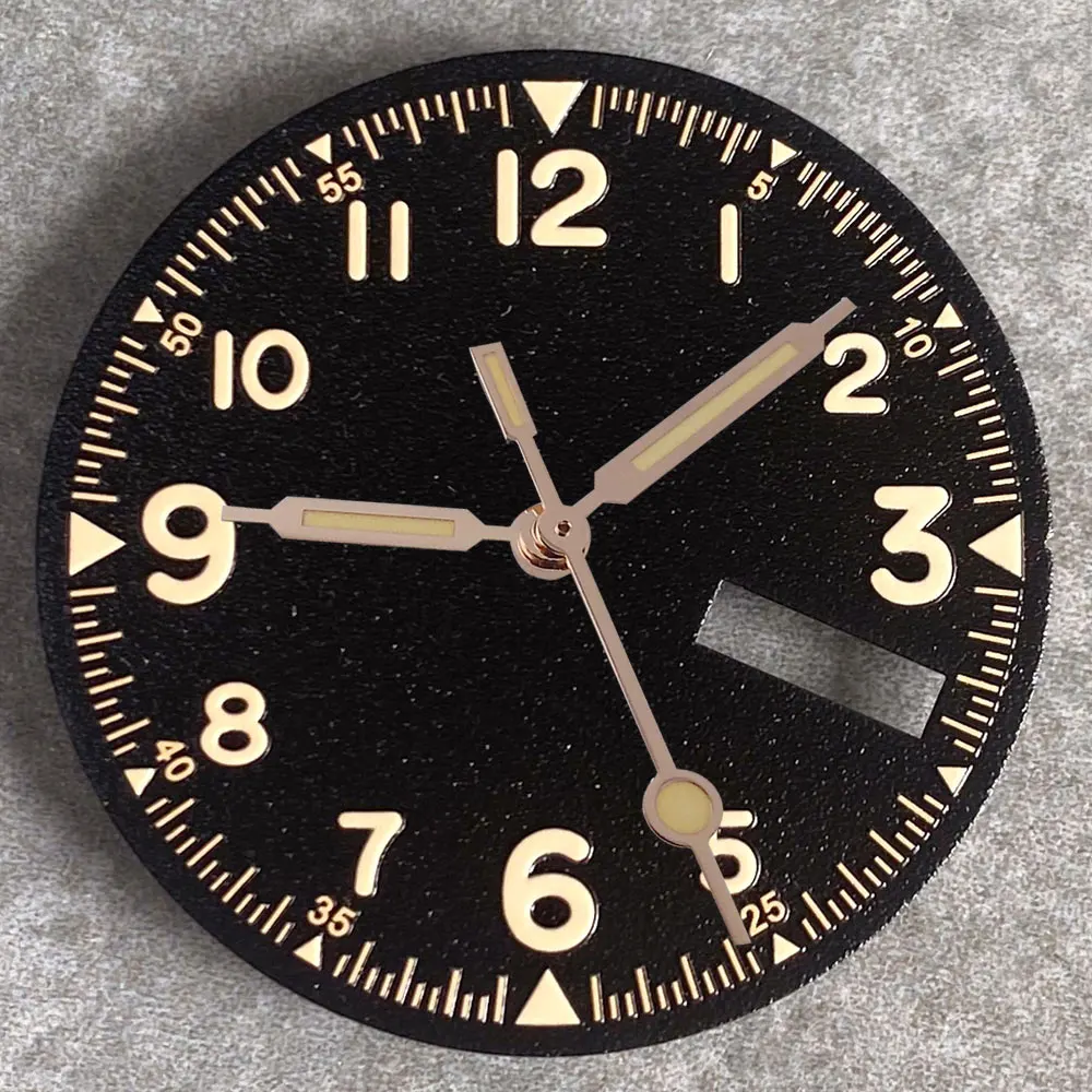black dial hand