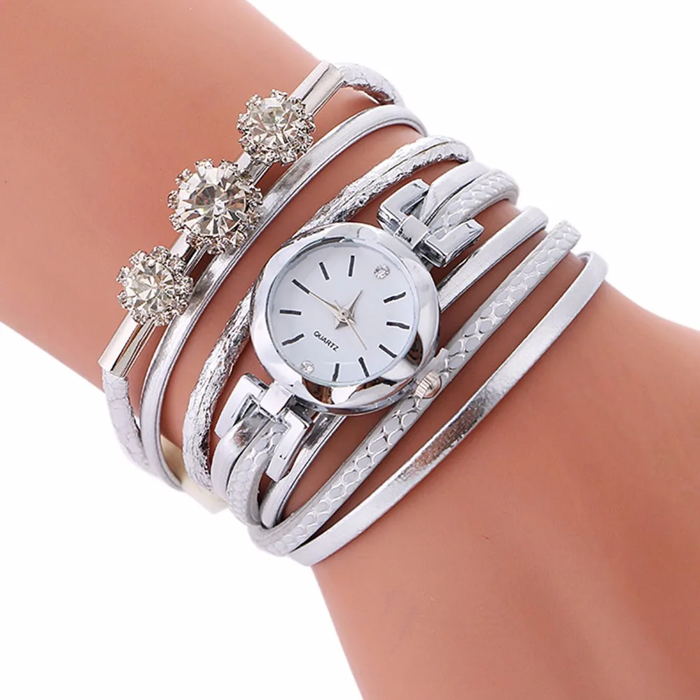 Ladies Bracelet Diamond Circle Watch Student Fashion Table Korean Style Fashionable And Exquisite Wristwatches часы женские