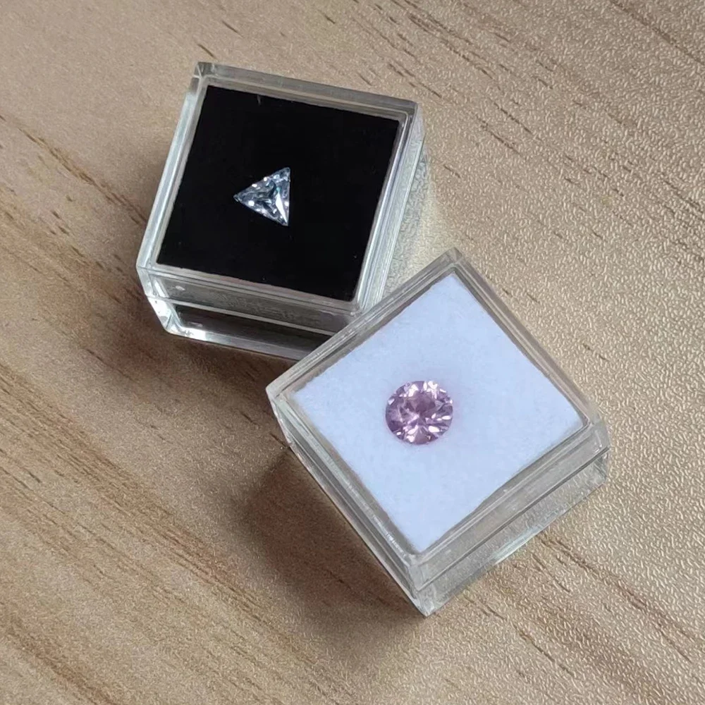 Diamond Storage Box Clear Gems Organizer Pendant Beads Jewelry Combo Gift Case Square Gemstone Display Packaging Box