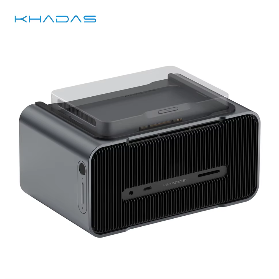 Khadas Graphics NVIDIA Geforce RTX 4060 Ti 16GB GDDR6 160W eGPU Graphics Card Expansion Dock  with ThunderBolt 4/HDMI 2.1a/Mic