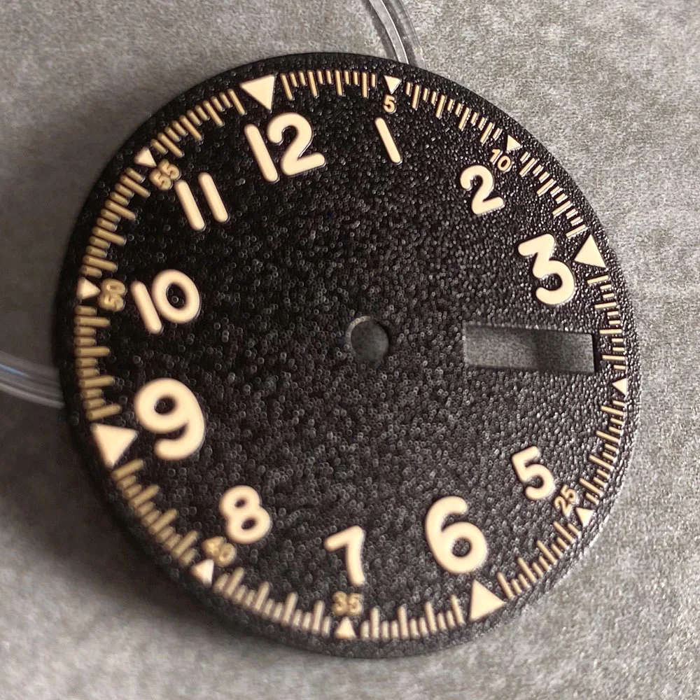 black dial
