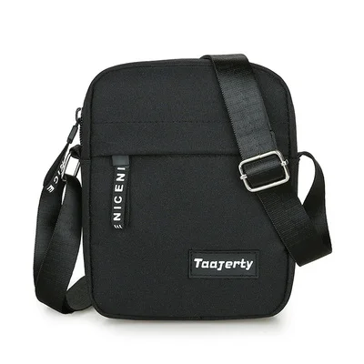 Nylon Shoulder Bag Men Solid Color Crossbody Bag Casual And Fashionable European And American Retro Bag