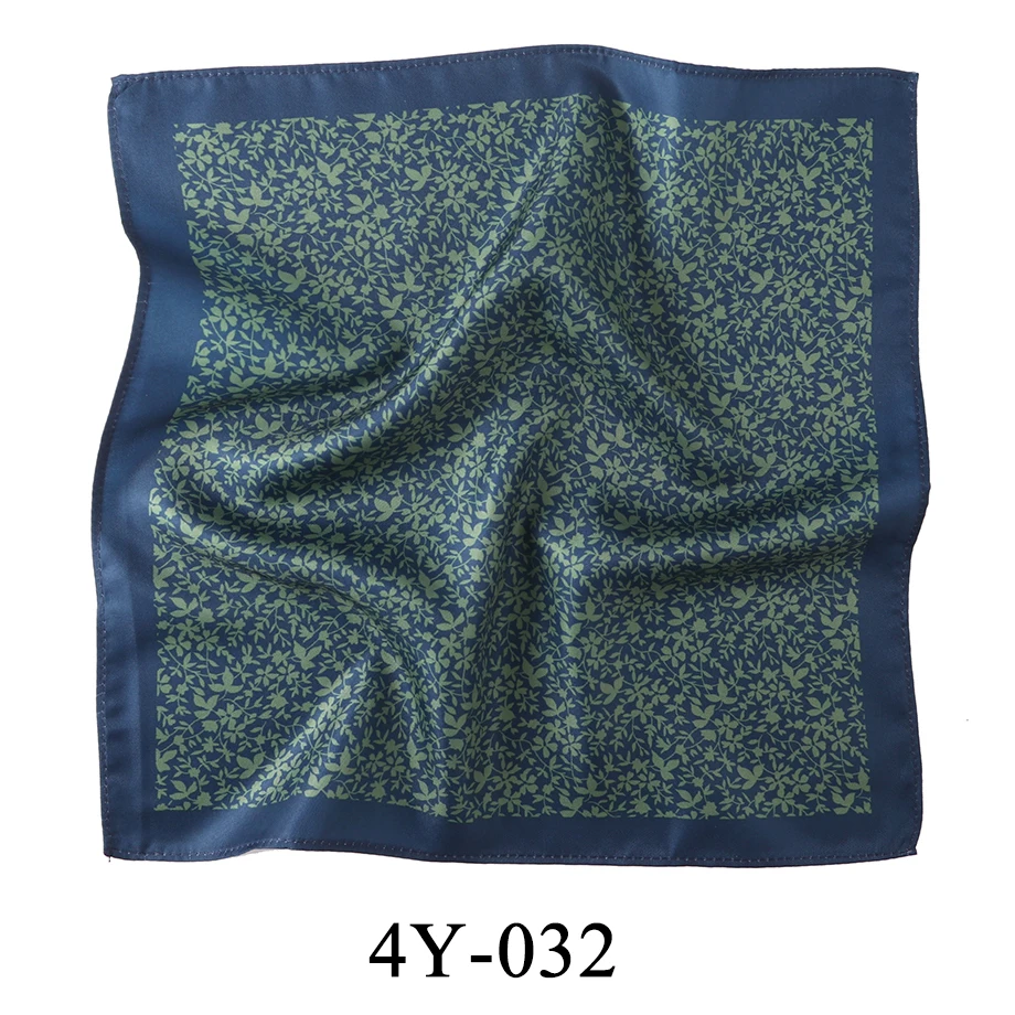 Tailor Smith Mens Pocket Squares Vintage  Printed  Checked Paisley Suit Handkerchiefs Luxury Men Hanky Accessories for gift
