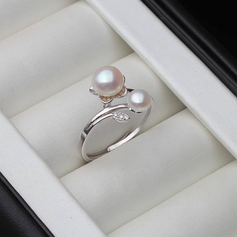 white pearl ring