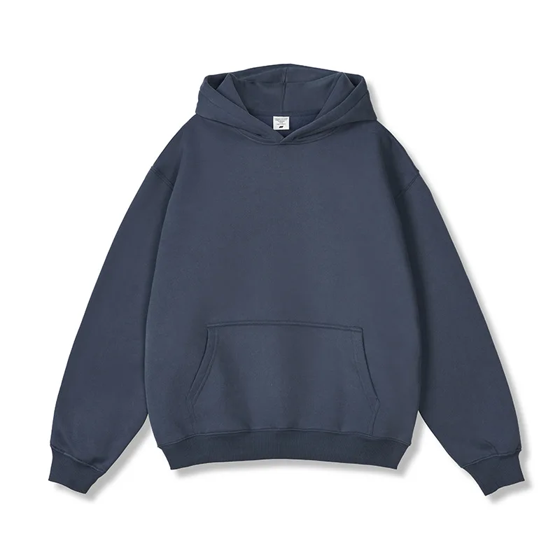 Grey Blue-Hooded