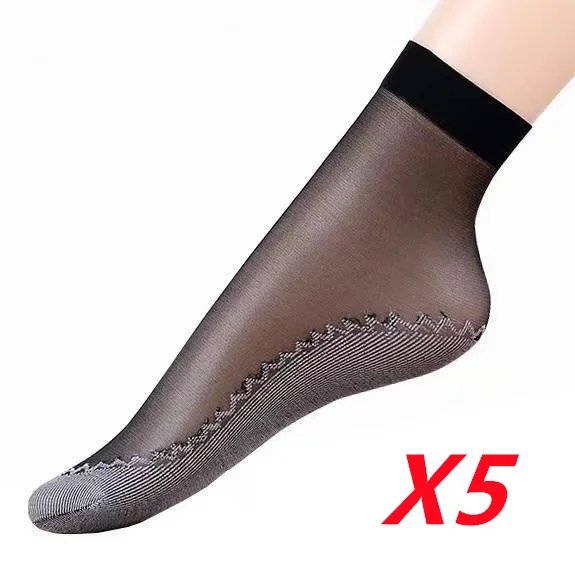 5 PAIRS Black