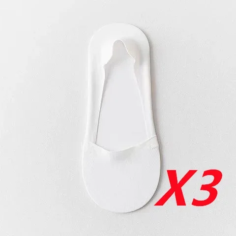 3 Pairs White