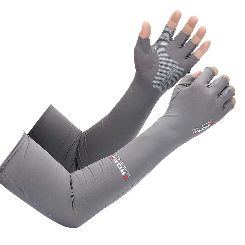 grey half