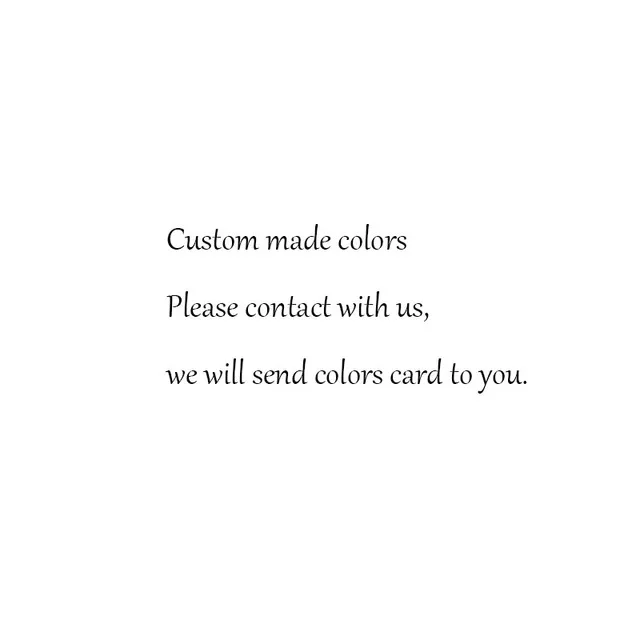 Custom Made Colors