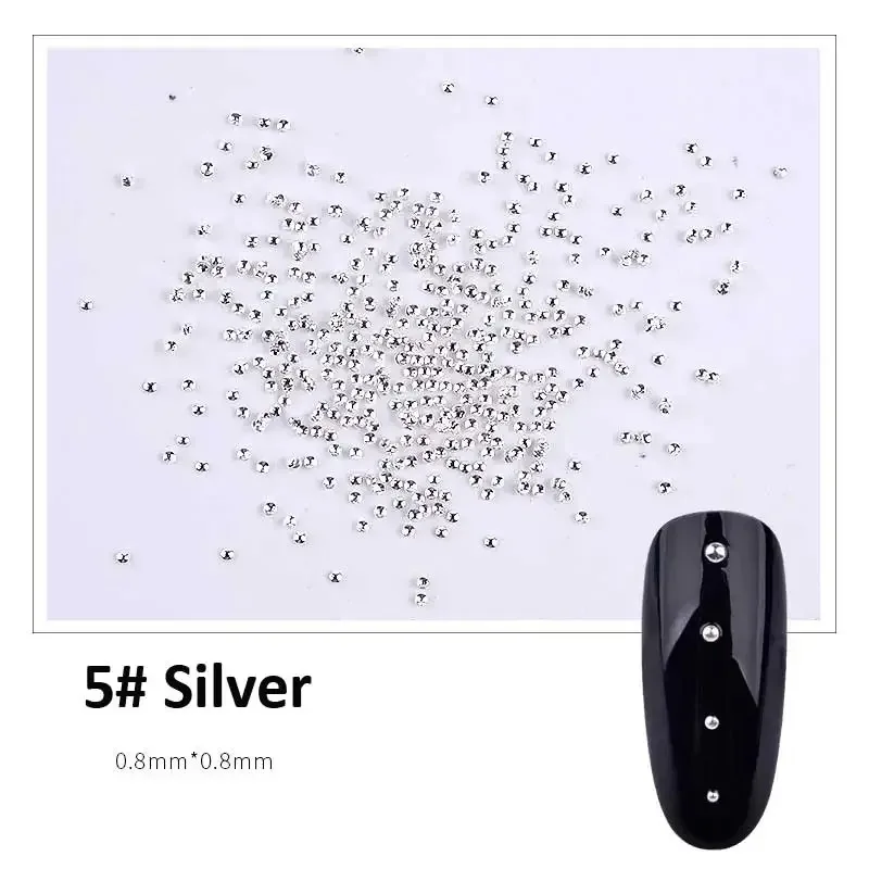0.8mm Silver 2000pcs