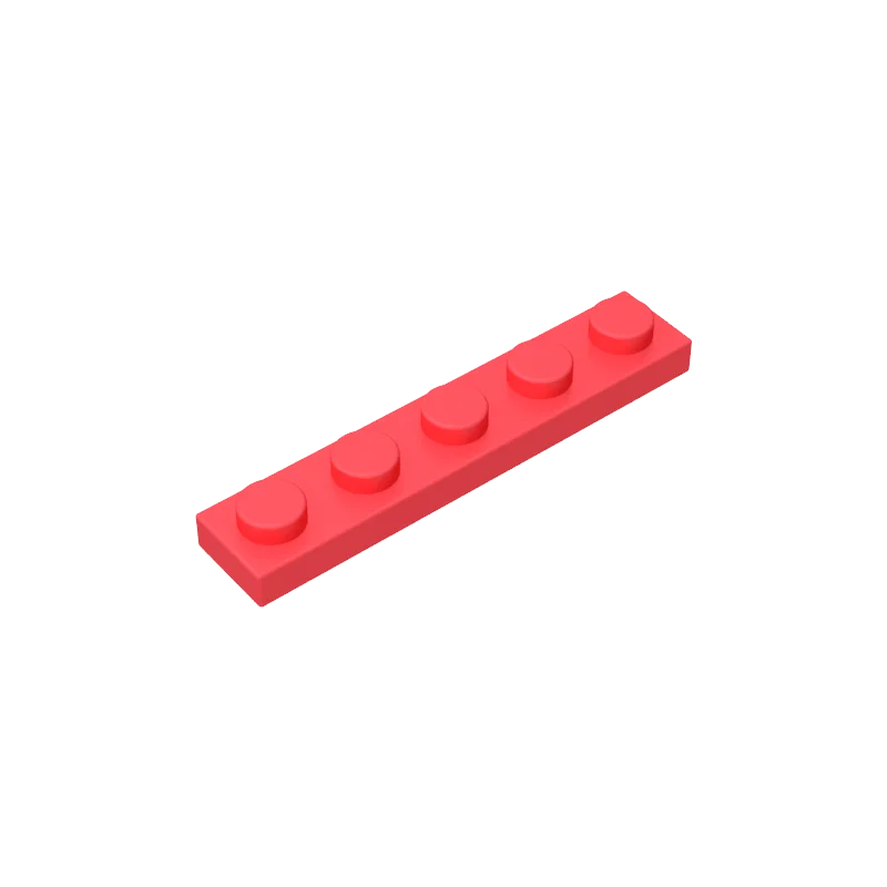 Gobricks MOC Bricks Parts Plate 1 x 5 Compatible with 78329 Building Blocks Freedom DIY Bricks Kids Adult Toys Educational Gift