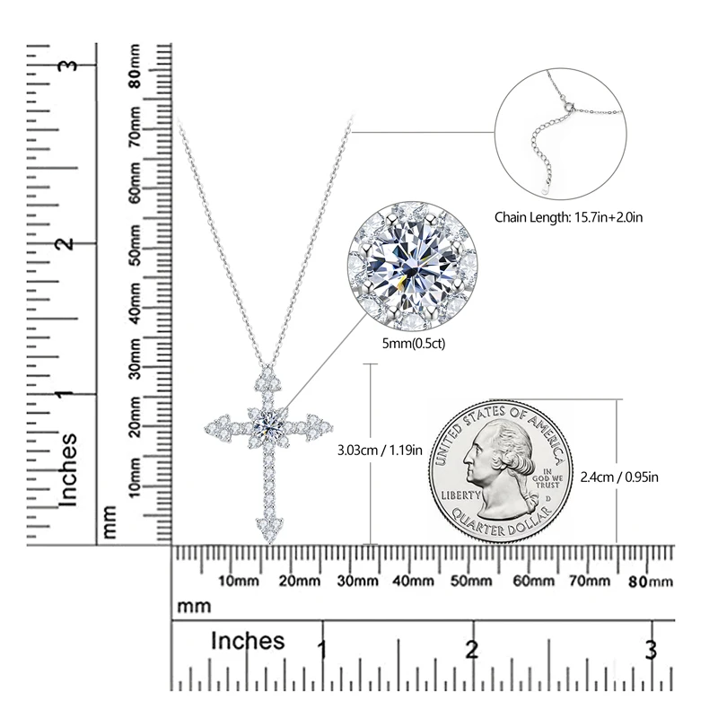 5.0mm moissanite