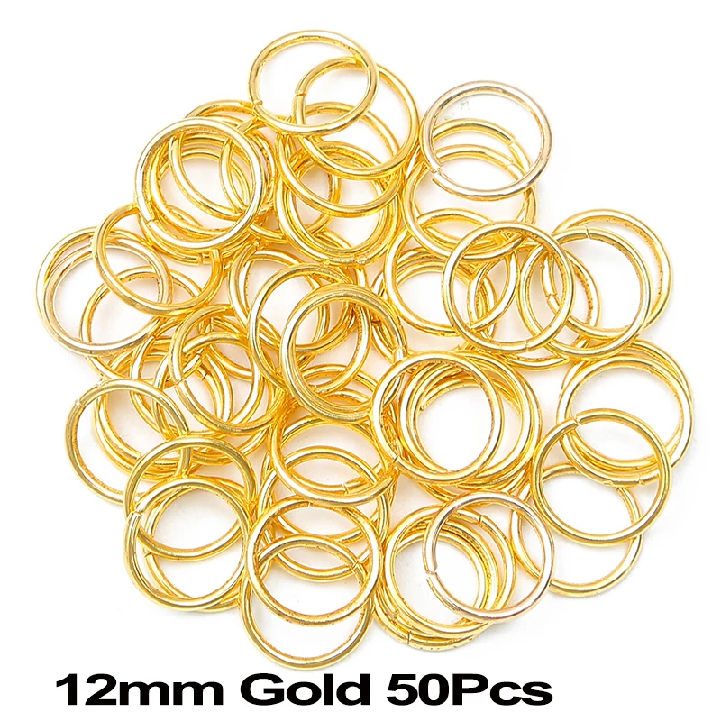 12mm Gold 50Pcs