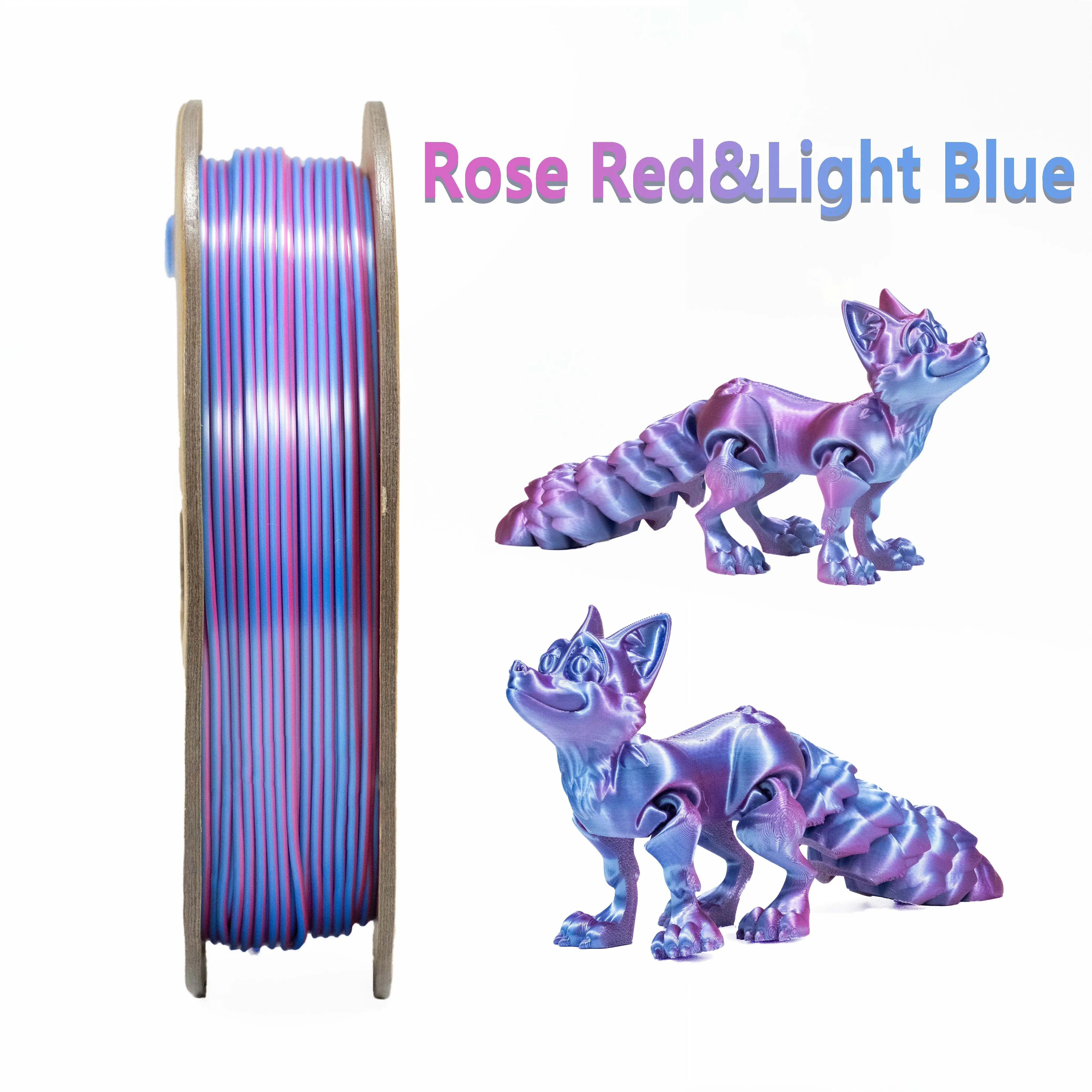 Rose Red Light Blue