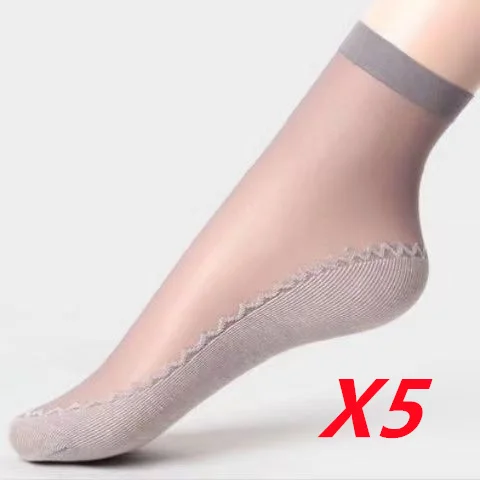 5 PAIRS Gray