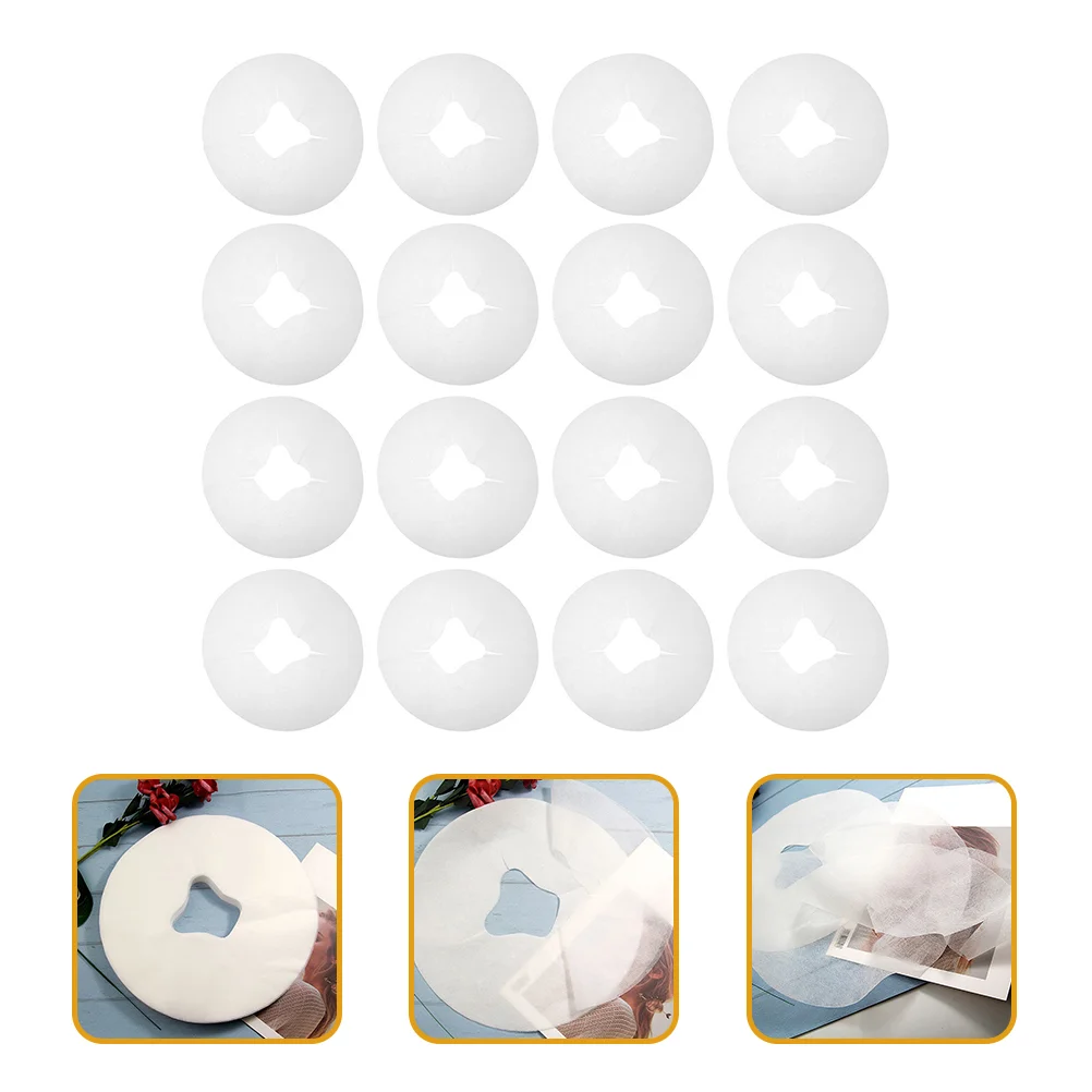Body Pillow Cover Massage Hole Towel Headrest Pad Cradle Mat Face Massaging Cushion Pillowcase