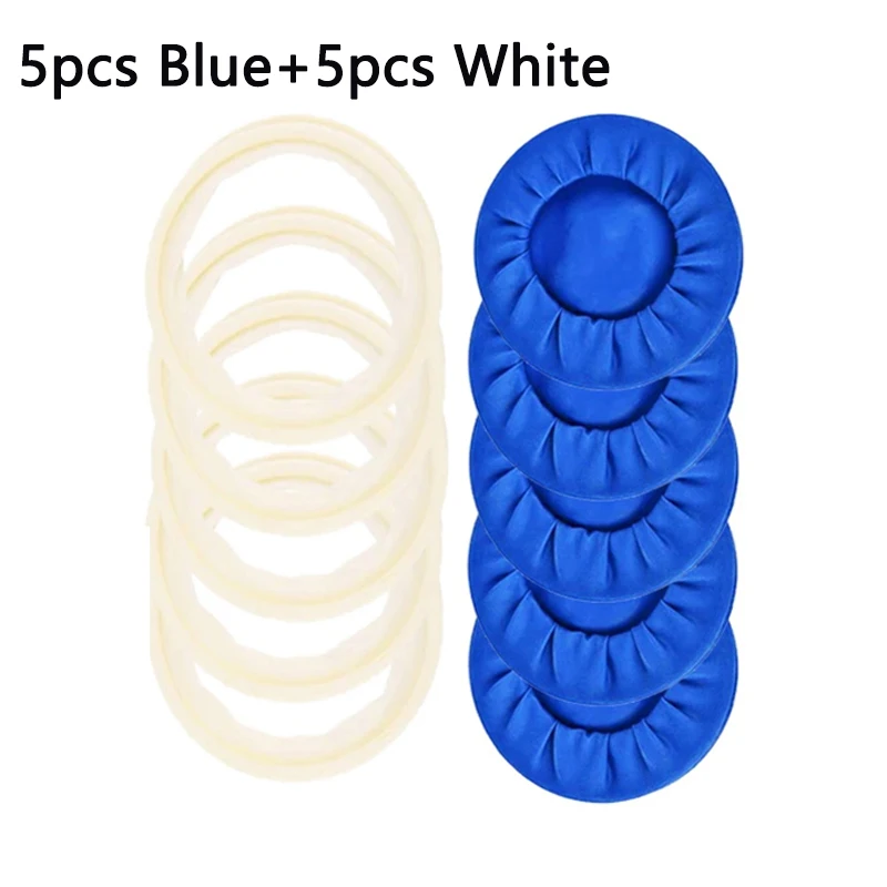 5 Blue 5 White