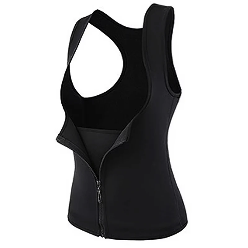 Women Sauna Sweat Vest Body Shapers Waist Trainer Slim Vest Shapewear Waist Shaper Corset Fat Burner Tank Tops for Gym Workout