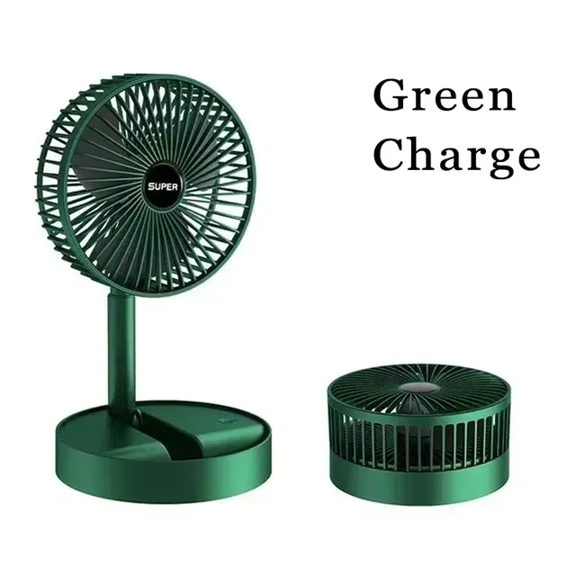 Desktop Foldable Retractable Small Fan Mini Portable Charging USB Home Low Noise High Duration Standby Mini Electric Fan