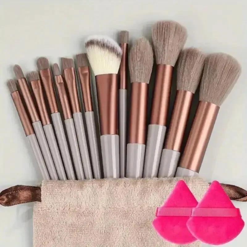13pcs brown- rose