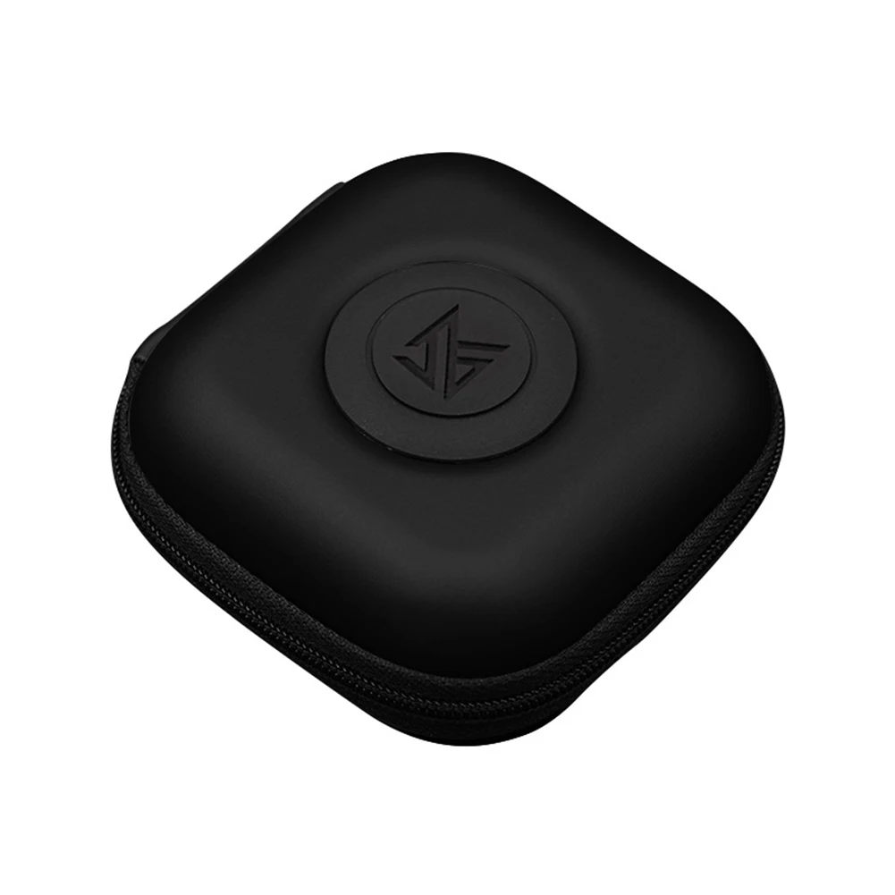 PU Carrying Case Headphones Box Anti-scratch Headphones Box Pressure Shock Absorption Square Bag Travel Pocket for IEM KZ